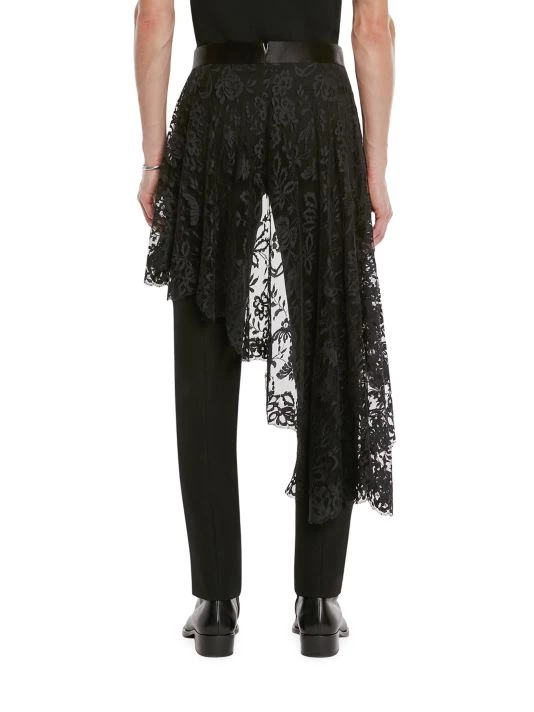Alexander McQueen Lace Draped Pants For Men 5 Alexander McQueen Lace Draped Pants For Men - Image 5