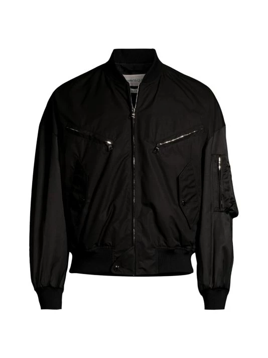 Alexander McQueen Bomber Zip-Up Jacket For Men 1 Alexander McQueen Bomber Zip-Up Jacket For Men
