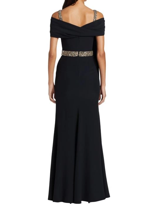 Alexander McQueen Draped Crystal-Embellished Gown 5 Alexander McQueen Draped Crystal-Embellished Gown - Image 5
