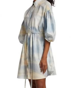 Alexander McQueen Daybreak Balloon-Sleeve Dress -Alexander McQueen Elegant store unnamed file 1382