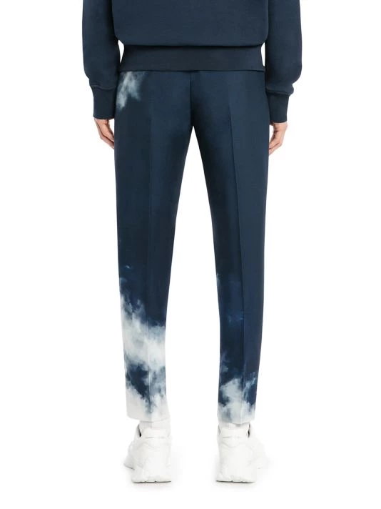 Alexander McQueen Dye-Print Cigarette Trousers For Men 5 Alexander McQueen Dye-Print Cigarette Trousers For Men - Image 5