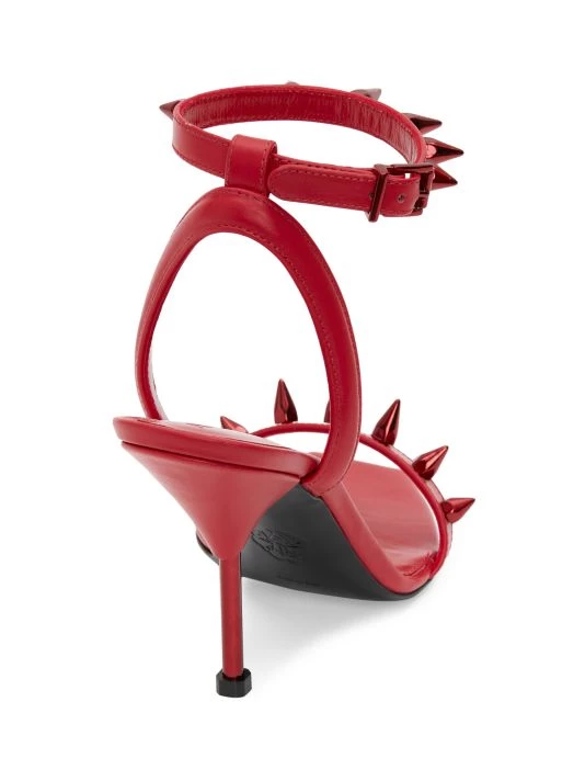 Alexander McQueen Punk Stud Leather Ankle-Strap Sandals 3 Alexander McQueen Punk Stud Leather Ankle-Strap Sandals - Image 3