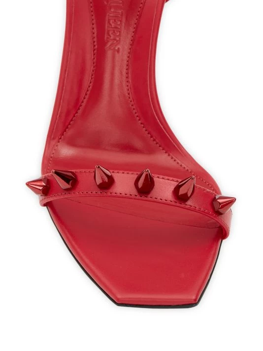 Alexander McQueen Punk Stud Leather Ankle-Strap Sandals 4 Alexander McQueen Punk Stud Leather Ankle-Strap Sandals - Image 4