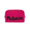 Alexander McQueen Nylon Logo Toiletry Bag