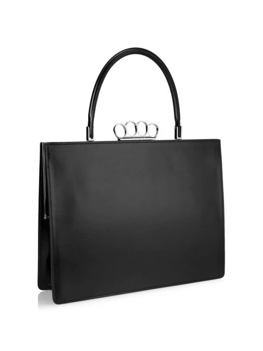 Alexander McQueen The Four Ring Frame Leather Bag 4 Alexander McQueen The Four Ring Frame Leather Bag - Image 4