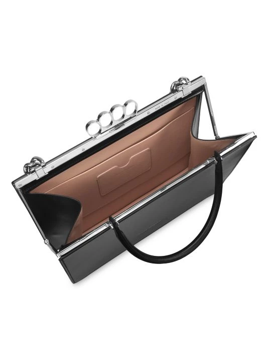 Alexander McQueen The Four Ring Frame Leather Bag 5 Alexander McQueen The Four Ring Frame Leather Bag - Image 5