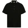 Alexander McQueen Graffiti Logo Collar Polo Shirt For Men
