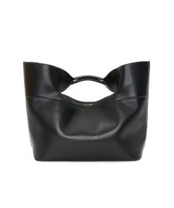 Alexander McQueen The Bow Leather Top Handle Bag