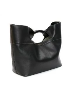 Alexander McQueen The Bow Leather Top Handle Bag -Alexander McQueen Elegant store unnamed file 1442