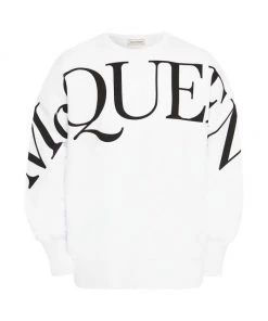 Alexander McQueen Graphic Logo Sweatshirt For Men