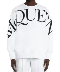 Alexander McQueen Graphic Logo Sweatshirt For Men -Alexander McQueen Elegant store unnamed file 1456