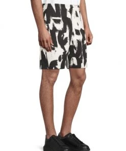 Alexander McQueen Exploded Graffiti Chino Shorts For Men -Alexander McQueen Elegant store unnamed file 1469