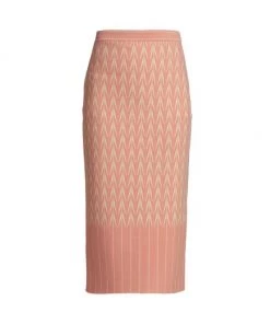 Alexander McQueen Jacquard Midi-Skirt