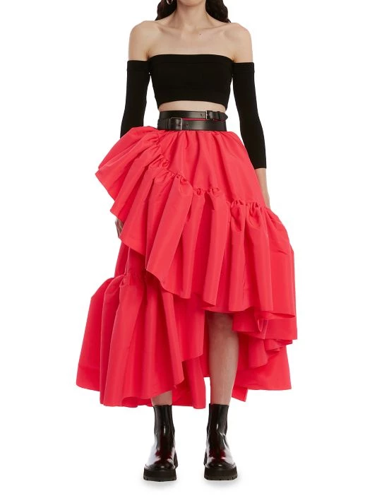 Alexander McQueen Off-The-Shoulder Crop Top 2 Alexander McQueen Off-The-Shoulder Crop Top - Image 2