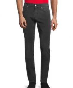 Alexander McQueen Embroidered Logo Skinny Jeans For Men -Alexander McQueen Elegant store unnamed file 1490