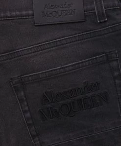 Alexander McQueen Embroidered Logo Skinny Jeans For Men -Alexander McQueen Elegant store unnamed file 1493