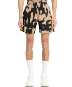 Alexander McQueen Graffiti Logo Print Shorts For Men