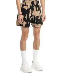 Alexander McQueen Graffiti Logo Print Shorts For Men -Alexander McQueen Elegant store unnamed file 1535
