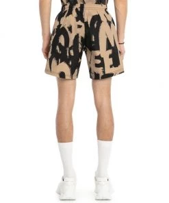 Alexander McQueen Graffiti Logo Print Shorts For Men -Alexander McQueen Elegant store unnamed file 1536