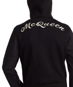 Alexander McQueen Scuba Hybrid Denim Jacket For Men -Alexander McQueen Elegant store unnamed file 1542