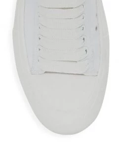 Alexander McQueen Plimsol Leather Sneakers White -Alexander McQueen Elegant store unnamed file 16