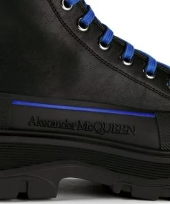 Alexander McQueen Tread Slick Boots For Men Black Silver -Alexander McQueen Elegant store unnamed file 160