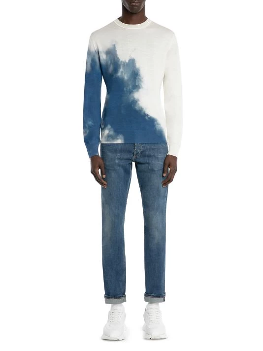 Alexander McQueen Tie-Dye Crewneck Sweater For Men 2 Alexander McQueen Tie-Dye Crewneck Sweater For Men - Image 2