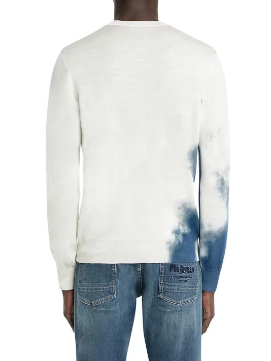 Alexander McQueen Tie-Dye Crewneck Sweater For Men 5 Alexander McQueen Tie-Dye Crewneck Sweater For Men - Image 5