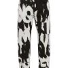Alexander McQueen Exploded Graffiti Sailor Trousers For Men