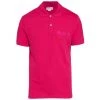 Alexander McQueen Logo Embroidered Polo Shirt For Men Fuchsia Pink