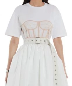 Alexander McQueen Corset Print T-Shirt 7 Alexander McQueen Corset Print T-Shirt -Alexander McQueen Elegant store unnamed file 164