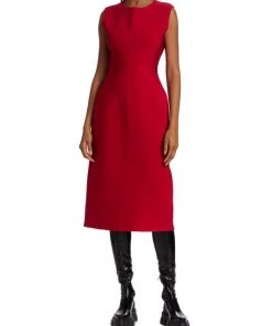 Alexander McQueen Bustier-Front Midi-Dress -Alexander McQueen Elegant store unnamed file 1645