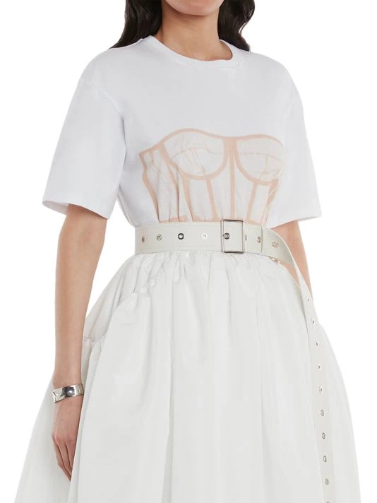 Alexander McQueen Corset Print T-Shirt 4 Alexander McQueen Corset Print T-Shirt - Image 4