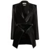 Alexander McQueen Spliced Zip Lamb Leather Jacket