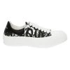 Alexander McQueen Graffiti Logo Print Lace-Up Sneakers For Men