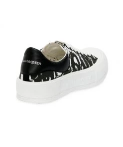 Alexander McQueen Graffiti Logo Print Lace-Up Sneakers For Men -Alexander McQueen Elegant store unnamed file 1699