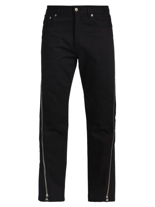 Alexander McQueen Punk Zip Jeans For Men 1 Alexander McQueen Punk Zip Jeans For Men