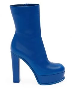 Alexander McQueen Leather Platform Boots Black -Alexander McQueen Elegant store unnamed file 1722