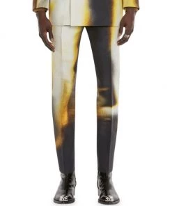 Alexander McQueen Spray Paint Pants For Men -Alexander McQueen Elegant store unnamed file 1740