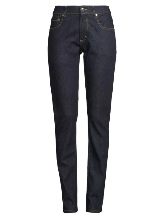 Alexander McQueen Five-Pocket Cotton-Blend Jeans 1 Alexander McQueen Five-Pocket Cotton-Blend Jeans