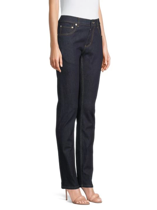 Alexander McQueen Five-Pocket Cotton-Blend Jeans 4 Alexander McQueen Five-Pocket Cotton-Blend Jeans - Image 4