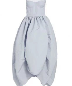 Alexander McQueen Bustier Parachute Dress