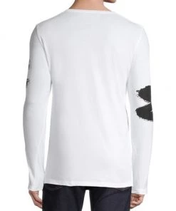 Alexander McQueen Graffiti Print Long-Sleeve T-Shirt For Men -Alexander McQueen Elegant store unnamed file 177
