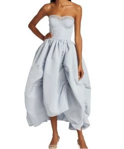 Alexander McQueen Bustier Parachute Dress -Alexander McQueen Elegant store unnamed file 1771