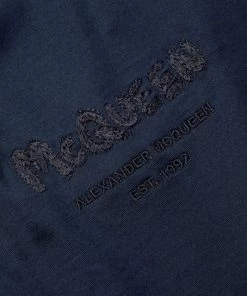 Alexander McQueen Graffiti Polo Shirt For Men -Alexander McQueen Elegant store unnamed file 1781