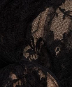 Alexander McQueen Floral Lace Draped Dress -Alexander McQueen Elegant store unnamed file 1791