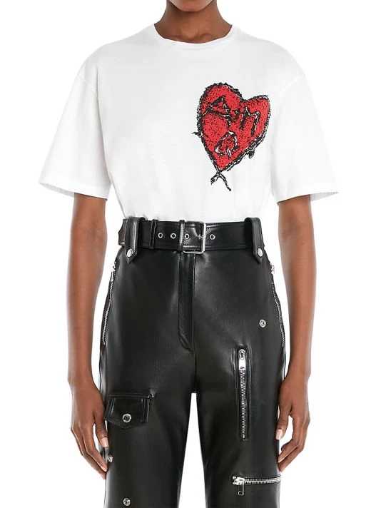 Alexander McQueen Cotton Printed T-Shirt 3 Alexander McQueen Cotton Printed T-Shirt - Image 3