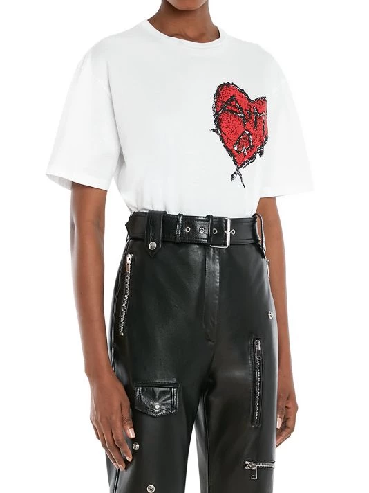 Alexander McQueen Cotton Printed T-Shirt 4 Alexander McQueen Cotton Printed T-Shirt - Image 4