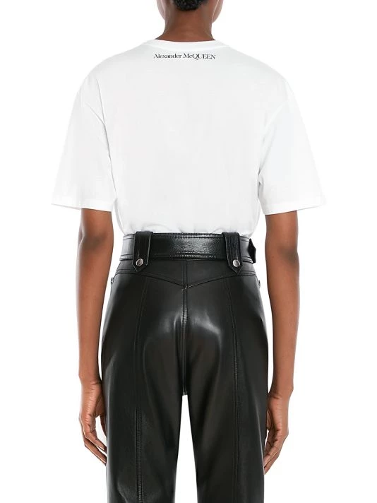 Alexander McQueen Cotton Printed T-Shirt 5 Alexander McQueen Cotton Printed T-Shirt - Image 5