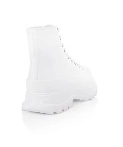 Alexander McQueen Treadslick Leather HIgh-Top Sneakers For Men Black Lake -Alexander McQueen Elegant store unnamed file 181